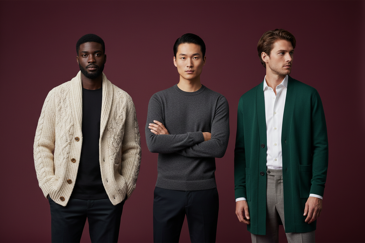 Premium Sweaters & Cardigans for Men