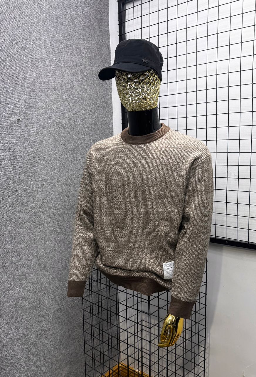 Static Marl Heavy-Knit Sweaters