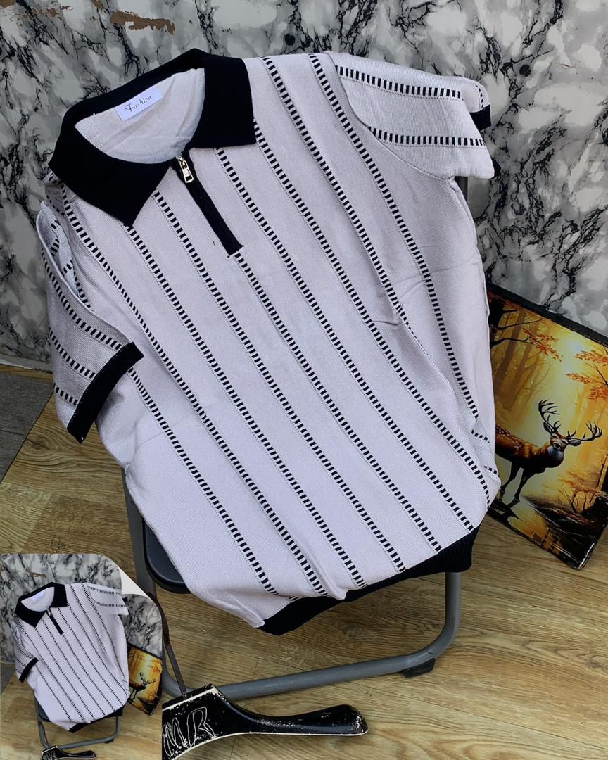 Quarter-Zip Knit Polos