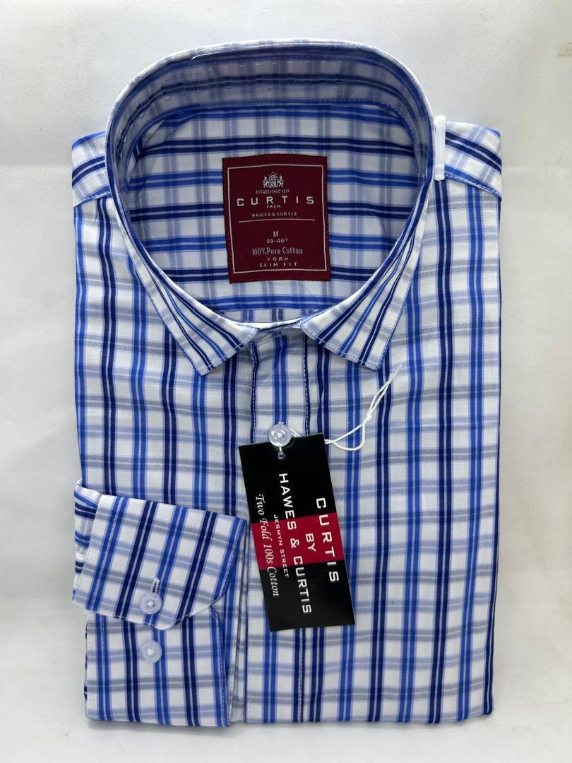 Plaid Formal Dress Shirt