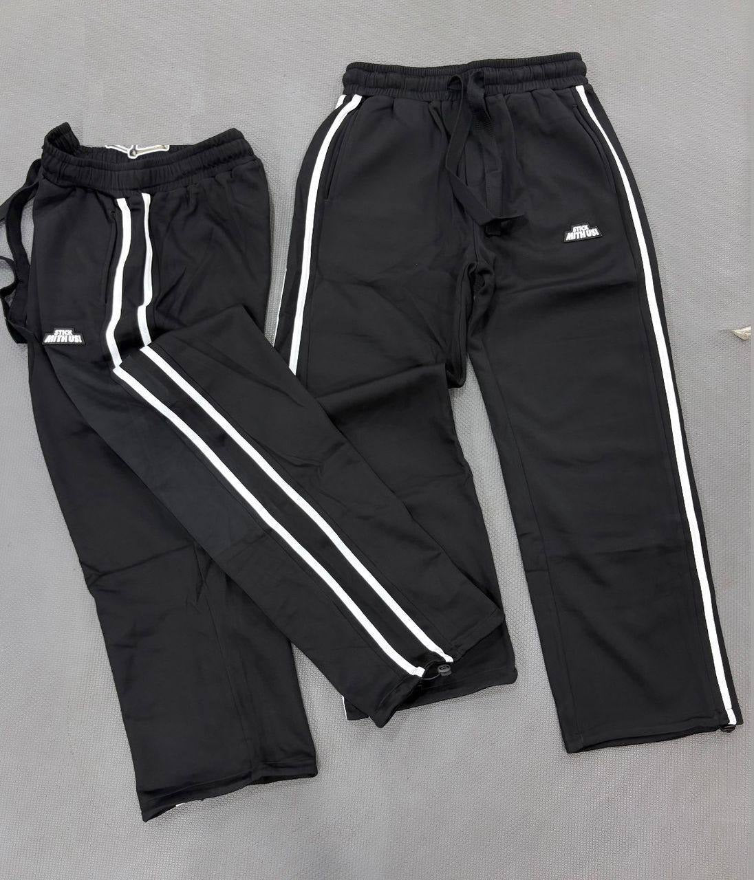 Wide-Leg Adjustable Joggers